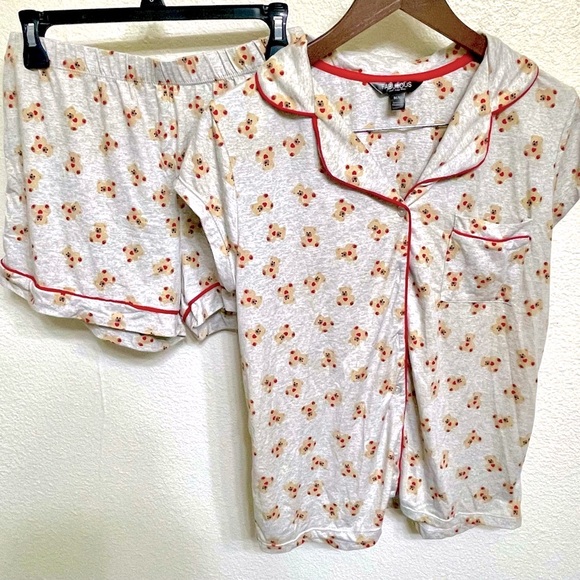 Barbara Pyjama Set with Matching Teddy Bear main image 1
